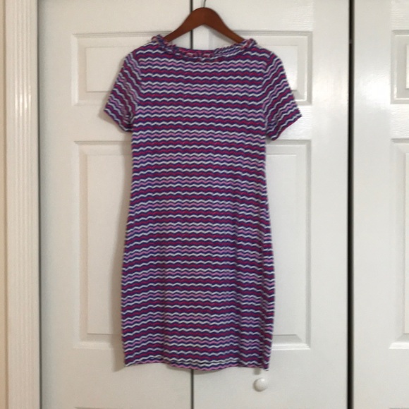 Talbots striped dress.  Size MP - Picture 2 of 4